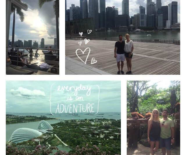 Alexandra si Peti Munteanu – luna de miere Singapore-Bali oct 2016